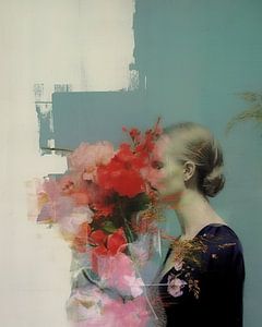 Vintage-Collage "Blumen"