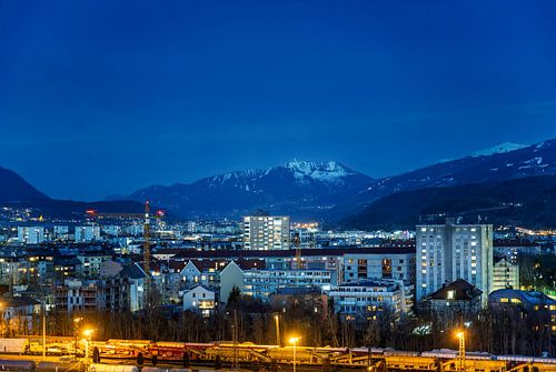 Innsbruck in het blauwe uur