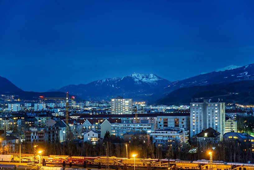 Innsbruck in the blue hour by ManfredFotos