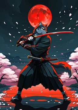 Wolf Samurai by MIROKKU