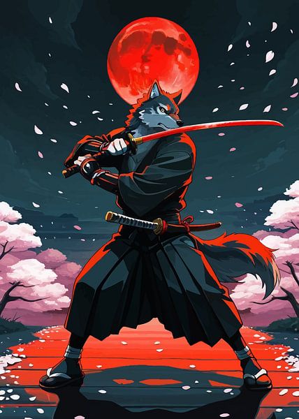 Wolf Samurai by MIROKKU
