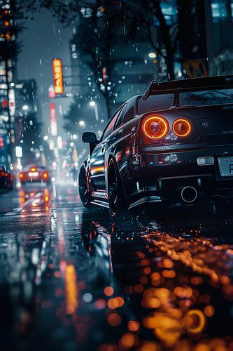 Neonregen Skyline R34