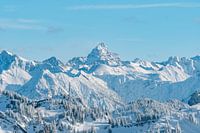 Allgäuer Hochalpen im Winter mit Hochvogel