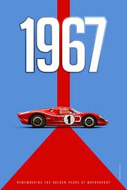 The Golden Year 1967 GT40 MKIV by Theodor Decker