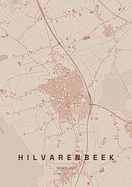 Lageplan von Hilvarenbeek von Stef van Campen