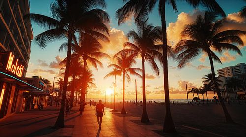Miami Sunset Walk - The splendour of the sunset