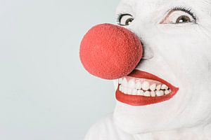Clown met rode neus van Atelier Liesjes