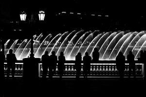 Las Vegas Strip - Straßenfotografie in Schwarz-Weiß