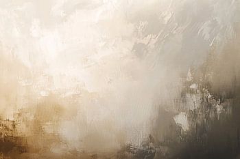 Beige en grijs abstract schilderij