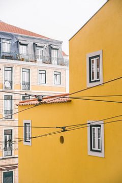 Facades in Lisbon Portugal by Patrycja Polechonska