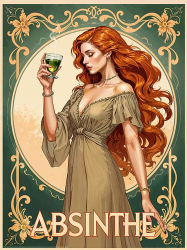 La Fée Verte - Ode à l'absinthe dans l'Art Nouveau