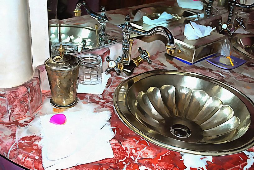 Bathroom Marrakesh 3 by Dorothy Berry-Lound