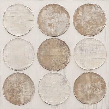 Harmony of round shapes in natural shades by Color Square