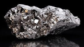 Rhodium mineraal steen panorama van TheXclusive Art