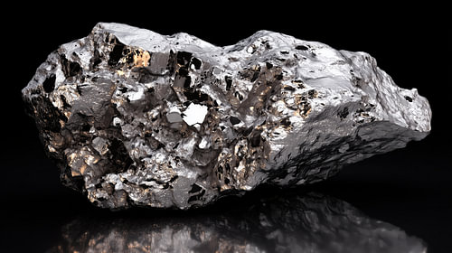 Rhodium mineraal steen panorama