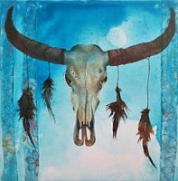 Feather Skull