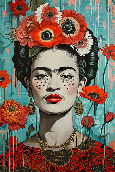 Frida Japanese by Poster Art Shop