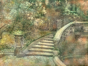 romantische Treppe