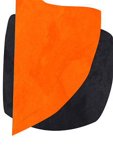 Moderne Abstrakte Organische Geometrische Farbkunst