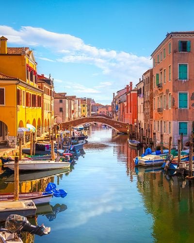 Chioggia in de Venetiaanse lagune, Italië