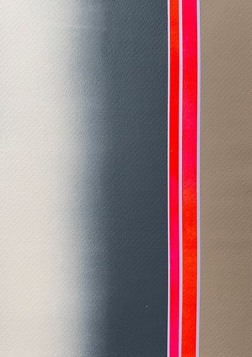 Drift — Neon Stripe Art Print | House He[art]