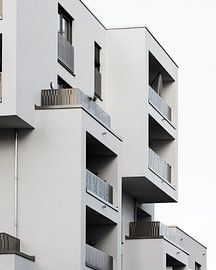 Moderne Gebäude Strukturen Frankfurt von domiphotography