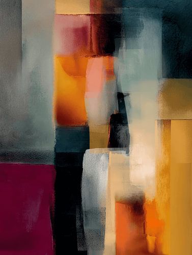 Colorée, moderne et abstraite