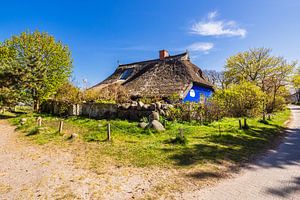 Historisches Haus in Vitte auf der Insel Hiddensee