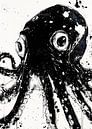 Black drawing octopus #octopus by JBJart Justyna Jaszke thumbnail