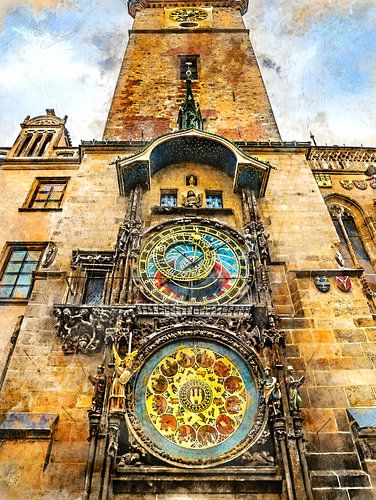 Praagse aquarelkunst #Praag