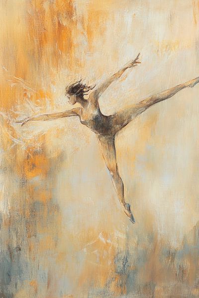 Dancing elegance in soft colours by Poster Art Shop