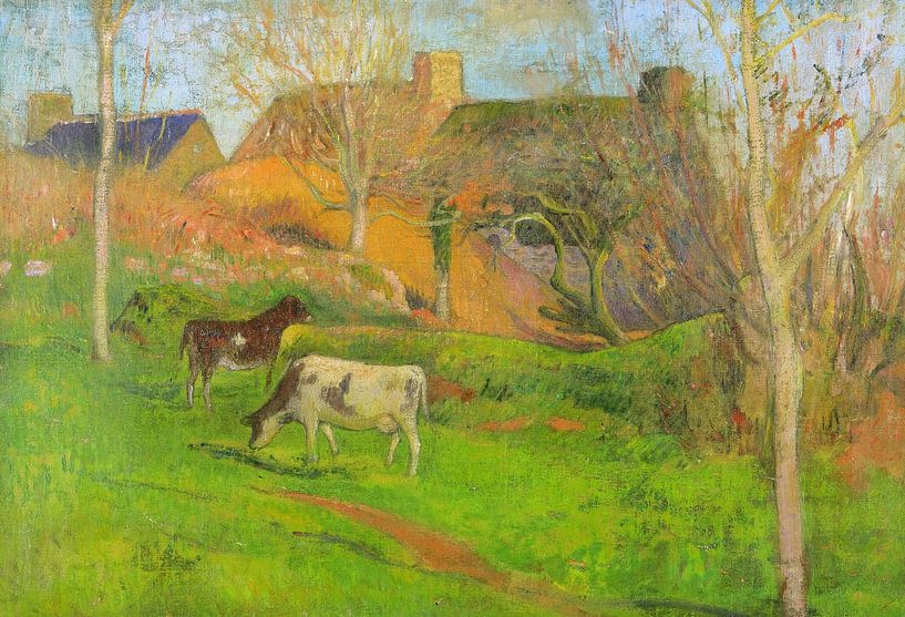Landschaft von Pont-Aven, Henry Moret von All the Masters