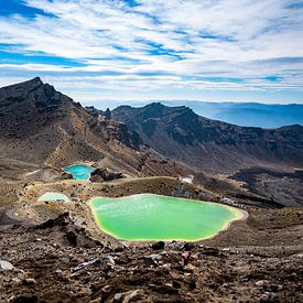 Emerald Lakes in Tongariro National Park by Candy Rothkegel / Bonbonfarben