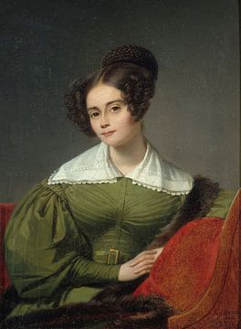 Portret van Madame Rathelot, Pierre-Roch Vigneron