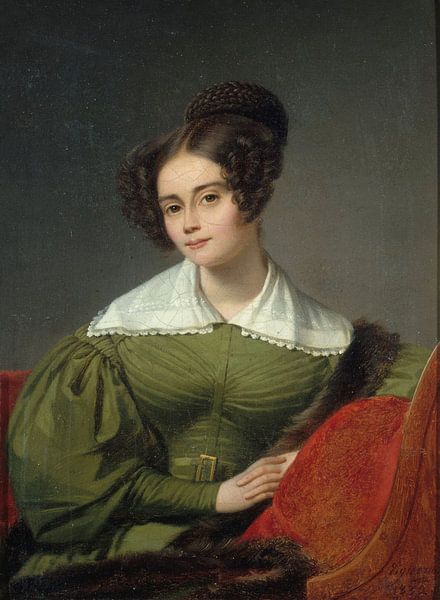 Portrait of Madame Rathelot, Pierre-Roch Vigneron by Masterful Masters