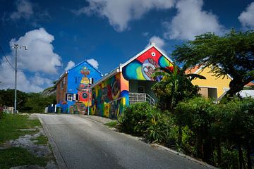 Grafiti straat Curacao van Bfec.nl