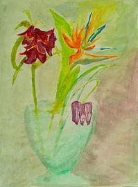 Blumen in Vase von Tatjana Pöhl