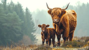 Schotse Hooglanders: Tederheid van ByNoukk