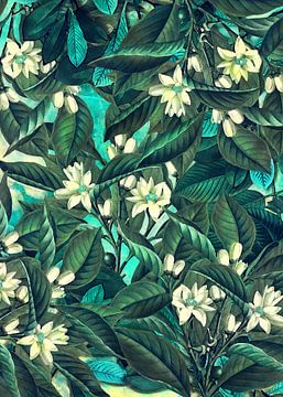 Witte bloemen natuur kunst #bloemen van JBJart Justyna Jaszke