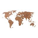 Wereldkaart van echte Koffiebonen | Wandcirkel van WereldkaartenShop thumbnail