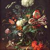 Jan Davidsz de Heem. Vase of Flower by 1000 Schilderijen