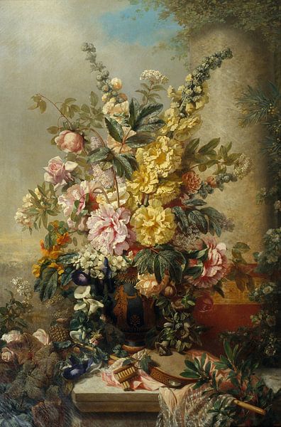 Grand vase à fleurs, Josep Mirabent par Des maîtres magistraux