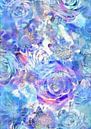 Blütentraum in Hellblau von Claudia Gründler Miniaturansicht