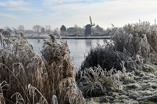 Mühle im Winter