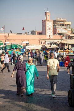 Marrakech - Plein van de gehangenen (Djemaa el Fna) van t.ART
