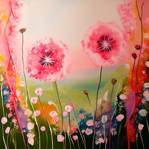 Blasenblüten farbenfroh verfeinert 2