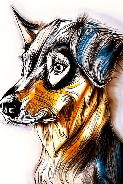 Artificial intelligence : The dog by Photoart-Naegele