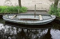 Iron rowing boat in ditch in HDR by Yvonne Smits thumbnail