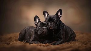 Gruppenfoto Französische Bulldogge