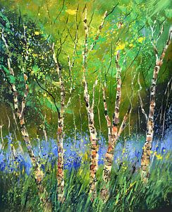 Aspen trees sur pol ledent